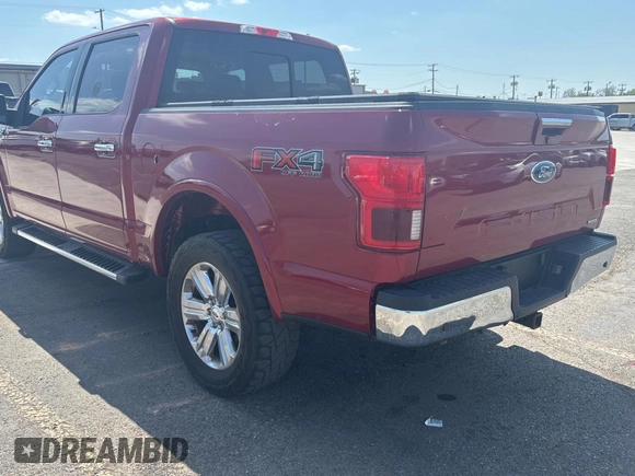 2018 Ford F-150 XL with VIN 1FTEW1EG8JKE58133, listed as a Copart auction lot 53719555 with 77,877 mi miles and Clean Title. Bid and sale history available at carsss.com. Image 3.