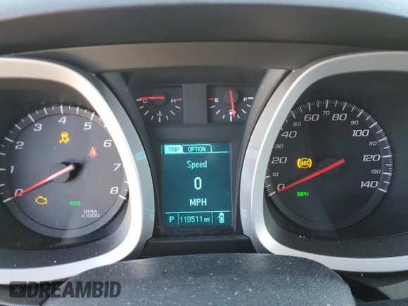 2017 Chevrolet Equinox Premier with VIN 2GNFLGEK1H6191670, listed as a Copart auction lot 47604625 with 119,511 mi miles and Salvage Title. Bid and sale history available at carsss.com. Image 9.