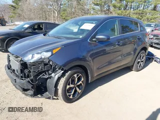 2020 Kia Sportage LX with VIN KNDPM3AC1L7791857, listed as a IAAI auction lot 41793637 with 81,182 mi miles. Bid and sale history available at carsss.com. Image 21.