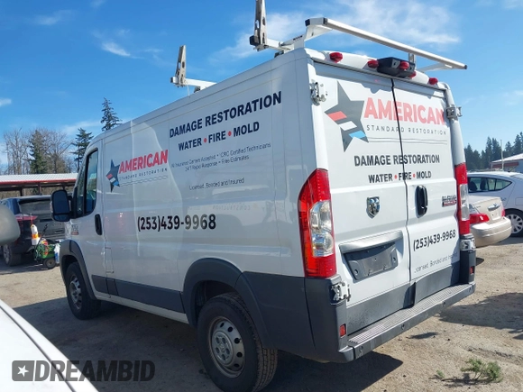 2016 Ram ProMaster Cargo with VIN 3C6TRVNG4GE130605, listed as a IAAI auction lot 41699749 with 162,677 mi miles and . Bid and sale history available at DreamBid. Image 14.