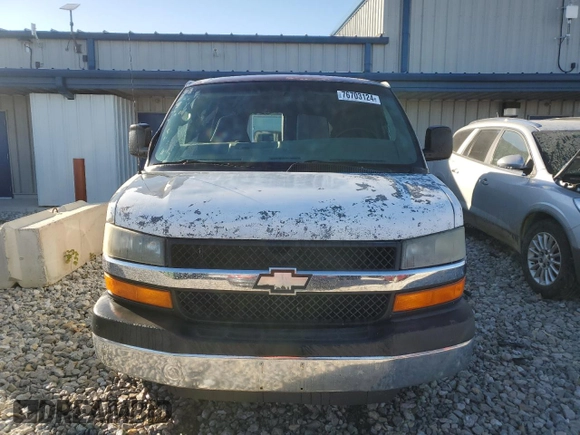 2009 Chevrolet Express Passenger with VIN 1GAHG35K091166089, listed as a Copart auction lot 76703124 with 184,354 mi miles and Clean title. Bid and sale history available at DreamBid. Image 5.