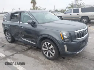 2021 Kia Telluride EX with VIN 5XYP34HC1MG161002, listed as a IAAI auction lot 42414442 with 107,351 mi miles and . Bid and sale history available at DreamBid. Image 1.