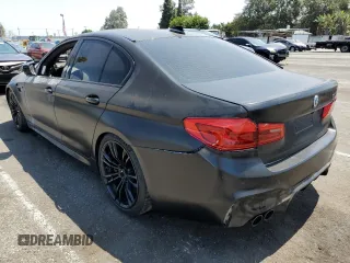 2020 BMW M5 Competition with VIN WBSJF0C02LB449079, listed as a Copart auction lot 68273734 with 0 mi miles and Salvage Title. Bid and sale history available at carsss.com. Image 2.
