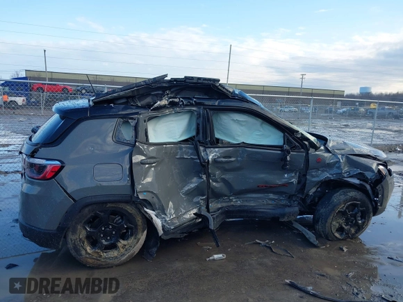 2023 Jeep Compass Trailhawk with VIN 3C4NJDDN9PT559799, listed as a IAAI auction lot 41636007 with 11,445 mi miles and . Bid and sale history available at DreamBid. Image 12.