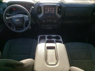 2021 Chevrolet Silverado 1500 Custom with VIN 1GCRWBEK0MZ188967, listed as a Copart auction lot 87637995 with 104,744 mi miles and Salvage Title. Bid and sale history available at DreamBid. Image 8.