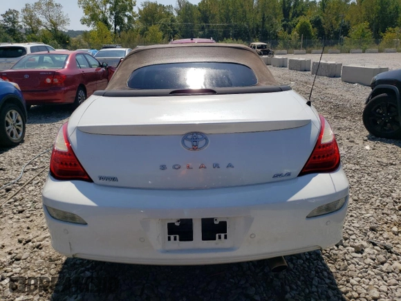 2008 Toyota Solara SE with VIN 4T1FA38P18U141167, listed as a Copart auction lot 68716224 with 105,518 mi miles and Non Repairable. Bid and sale history available at carsss.com. Image 6.