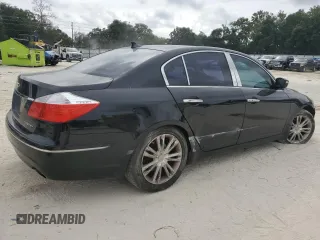 2011 Hyundai Genesis with VIN KMHGC4DE7BU123319, listed as a Copart auction lot 72771514 with 140,615 mi miles and Salvage Title. Bid and sale history available at carsss.com. Image 3.