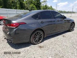2018 Genesis G80 Sport with VIN KMHGN4JB0JU223068, listed as a Copart auction lot 51973174 with 74,908 mi miles and . Bid and sale history available at carsss.com. Image 3.