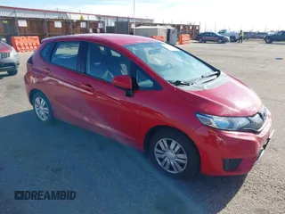 2015 Honda Fit LX with VIN 3HGGK5H50FM735459, listed as a IAAI auction lot 41715199 with 91,779 mi miles. Bid and sale history available at carsss.com. Image 1.