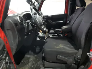 2014 Jeep Wrangler Sport with VIN 1C4AJWAG6EL139619, listed as a Copart auction lot 54935445 with 79,001 mi miles and Salvage title. Bid and sale history available at DreamBid. Image 7.