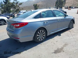 2015 Hyundai Sonata Sport with VIN 5NPE34AF5FH216123, listed as a IAAI auction lot 42271866 with 85,346 mi miles and . Bid and sale history available at DreamBid. Image 4.