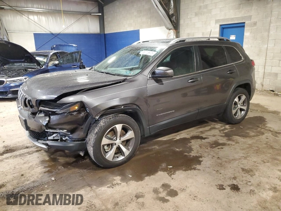 2021 Jeep Cherokee Limited z VIN 1C4PJMDXXMD135592, wystawiony jako Copart lot #58718975 z przebiegiem 53 037 mil mil oraz Szkoda całkowita • Salvage title. Historia ofert i sprzedaży dostępna na DreamBid. Obrazek 1.