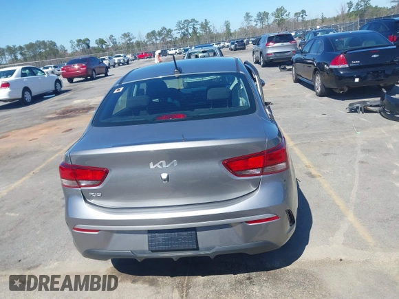 2022 Kia Rio S with VIN 3KPA24AD5NE481448, listed as a IAAI auction lot 41748379 with 65,123 mi miles. Bid and sale history available at carsss.com. Image 16.