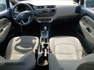 2014 Kia Rio LX with VIN KNADM5A35E6406188, listed as a Copart auction lot 60155034 with 119,789 mi miles and Salvage Title. Bid and sale history available at carsss.com. Image 8.