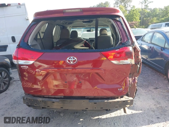 2012 Toyota Sienna LE AAS with VIN 5TDKK3DC8CS263136, listed as a IAAI auction lot 42404929 with 229,848 mi miles and . Bid and sale history available at DreamBid. Image 16.
