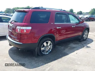 2010 GMC Acadia SLT2 with VIN 1GKLVNED7AJ205791, listed as a IAAI auction lot 42687236 with 184,836 mi miles and . Bid and sale history available at DreamBid. Image 4.