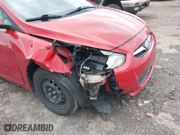 2013 Hyundai Accent GLS with VIN KMHCT4AE7DU420984, listed as a IAAI auction lot 42016902 with 145,166 mi miles and . Bid and sale history available at carsss.com. Image 6.