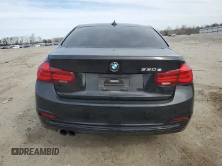 2018 BMW 3 Series 330e iPerformance with VIN WBA8E1C54JA178343, listed as a Copart auction lot 45866435 with 0 mi miles and Salvage Title. Bid and sale history available at carsss.com. Image 6.