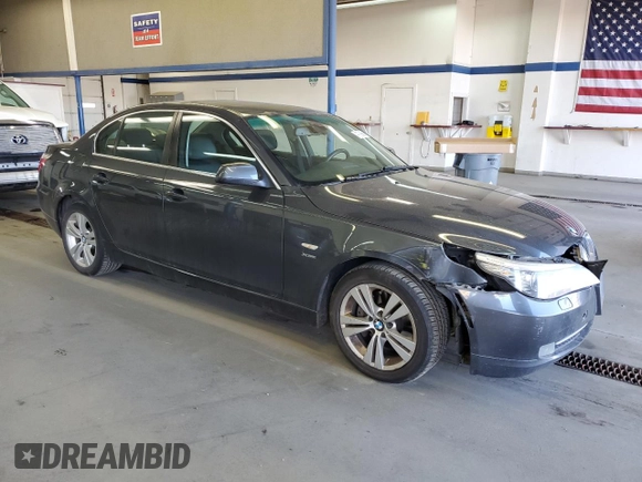 2010 BMW 5 Series 528i xDrive with VIN WBANV1C54AC388240, listed as a Copart auction lot 47999885 with 151,535 mi miles and Salvage Title. Bid and sale history available at carsss.com. Image 4.