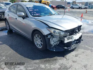2015 Mazda 3 i Sport with VIN JM1BM1K76F1244820, listed as a IAAI auction lot 41782066 with 130,325 mi miles and . Bid and sale history available at DreamBid. Image 1.
