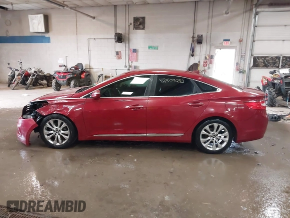2012 Hyundai Azera z VIN KMHFG4JG7CA183643, wystawiony jako IAAI lot #42503232 z przebiegiem 180 485 mil mil oraz . Historia ofert i sprzedaży dostępna na DreamBid. Obrazek 14.
