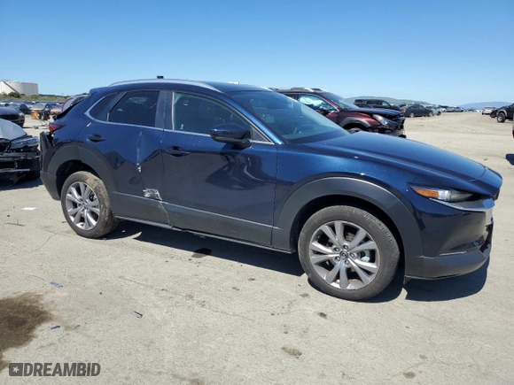 2023 Mazda CX-30 2.5 S Preferred Package with VIN 3MVDMBCM9PM568429, listed as a Copart auction lot 50431105 with 9,432 mi miles and Salvage Title. Bid and sale history available at carsss.com. Image 4.