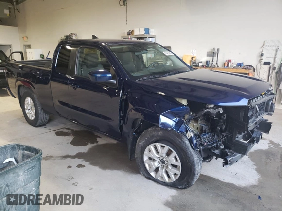 2023 Nissan Frontier S with VIN 1N6ED1CL0PN648535, listed as a Copart auction lot 64853845 with 7,872 mi miles and Salvage title. Bid and sale history available at DreamBid. Image 4.