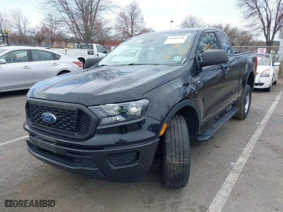 2021 Ford Ranger XL with VIN 1FTER1EH4MLD00127, listed as a IAAI auction lot 41913228 with 32,934 mi miles. Bid and sale history available at carsss.com. Image 2.