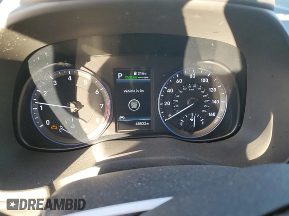 2019 Hyundai Kona Ultimate with VIN KM8K5CA59KU244288, listed as a Copart auction lot 47204255 with 48,532 mi miles and Salvage Title. Bid and sale history available at carsss.com. Image 9.
