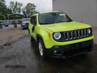 2018 Jeep Renegade Latitude with VIN ZACCJABB7JPH38825, listed as a Copart auction lot 51933265 with 91,578 mi miles and Salvage Title. Bid and sale history available at DreamBid. Image 13.