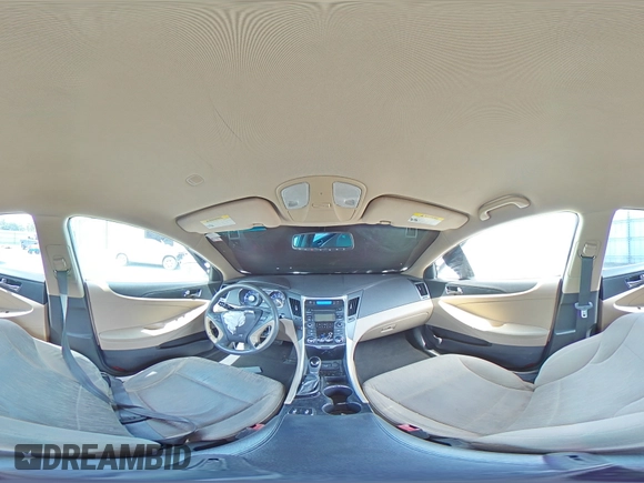 2013 Hyundai Sonata GLS with VIN 5NPEB4AC8DH659727, listed as a Copart auction lot 54721785 with 111,606 mi miles and Salvage Title. Bid and sale history available at carsss.com. Image 14.