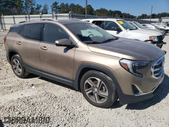 2018 GMC Terrain SLT Diesel with VIN 3GKALREU6JL282701, listed as a Copart auction lot 75844504 with 124,430 mi miles and Salvage Title. Bid and sale history available at DreamBid. Image 4.