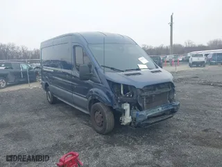 2017 Ford Transit Van with VIN 1FTYR2CM7HKA96034, listed as a IAAI auction lot 41536712 with NaN miles. Bid and sale history available at carsss.com. Image 1.