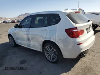 2015 BMW X3 xDrive28i with VIN 5UXWX9C53F0D50282, listed as a Copart auction lot 54792515 with 170,876 mi miles and Clean Title. Bid and sale history available at DreamBid. Image 2.