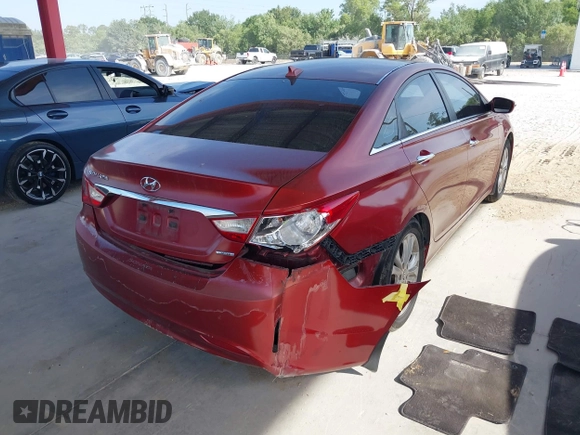 2013 Hyundai Sonata Limited with VIN 5NPEC4ACXDH521491, listed as a IAAI auction lot 42100842 with 90,270 mi miles and . Bid and sale history available at DreamBid. Image 4.