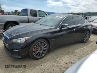 2017 Infiniti Q50 Red Sport 400 с VIN JN1FV7AP3HM850373, выставлен на аукционе Copart как лот 53076695 с пробегом 107 518 миль миль и Списание • Salvage title. История ставок и продаж доступна на DreamBid. Изображение 1.