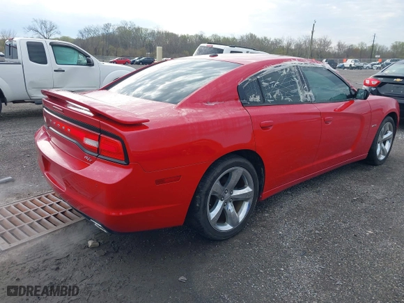2011 Dodge Charger RT with VIN 2B3CL5CT9BH507017, listed as a IAAI auction lot 41922688 with 202,342 mi miles. Bid and sale history available at carsss.com. Image 4.