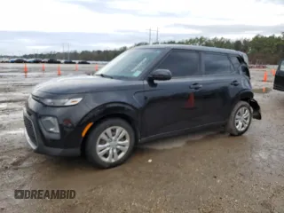 2020 Kia Soul LX with VIN KNDJ23AUXL7082462, listed as a Copart auction lot 43338205 with 75,521 mi miles and Salvage Title. Bid and sale history available at carsss.com. Image 1.