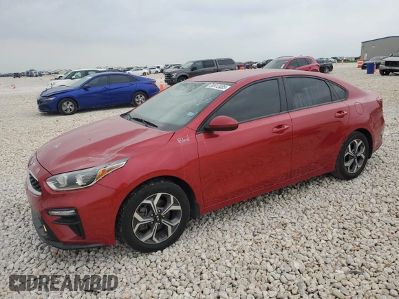 2020 Kia Forte LXS with VIN 3KPF24AD8LE154562, listed as a Copart auction lot 50913485 with 92,316 mi miles and Salvage Title. Bid and sale history available at carsss.com. Image 1.
