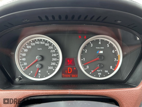 2013 BMW X6 M with VIN 5YMGZ0C57DLL29849, listed as a Copart auction lot 53517205 with 117,400 mi miles and Clean Title. Bid and sale history available at carsss.com. Image 8.
