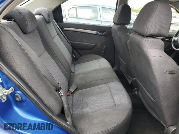 2010 Chevrolet Aveo 1LT z VIN KL1TD5DEXAB094437, wystawiony jako Copart lot #56279535 z przebiegiem 103 621 mil mil oraz Czysty tytuł • Clean title. Historia ofert i sprzedaży dostępna na DreamBid. Obrazek 10.