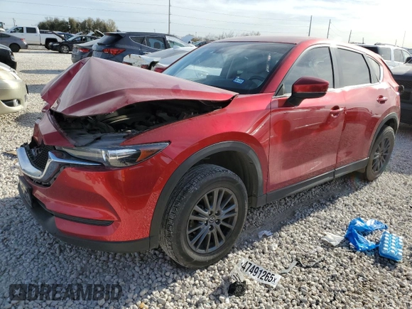 2021 Mazda CX-5 Touring with VIN JM3KFACM9M0391125, listed as a Copart auction lot 48804565 with 45,669 mi miles and Salvage Title. Bid and sale history available at carsss.com. Image 1.