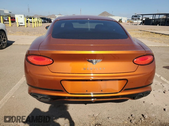 2020 Bentley Continental GT First Edition with VIN SCBCG2ZG6LC076719, listed as a Copart auction lot 42977755 with 21,017 mi miles and Salvage title. Bid and sale history available at DreamBid. Image 6.