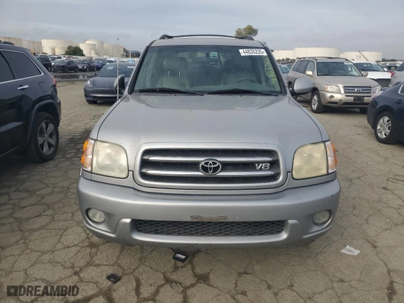 2002 Toyota Sequoia Limited with VIN 5TDZT38A92S106721, listed as a Copart auction lot 44835235 with 193,676 mi miles and Clean Title. Bid and sale history available at carsss.com. Image 5.