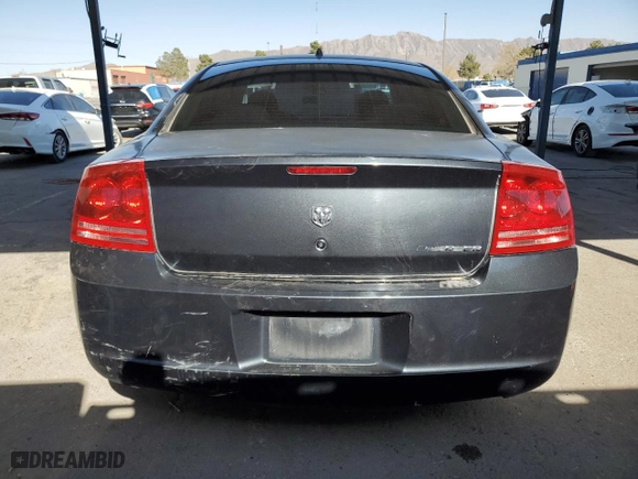 2008 Dodge Charger with VIN 2B3KA43R78H259925, listed as a Copart auction lot 52202025 with 250,906 mi miles and Salvage Title. Bid and sale history available at carsss.com. Image 6.