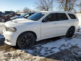 2019 Dodge Durango R/T with VIN 1C4SDJCT4KC803436, listed as a Copart auction lot 45590175 with 107,525 mi miles and Salvage Title. Bid and sale history available at carsss.com. Image 1.