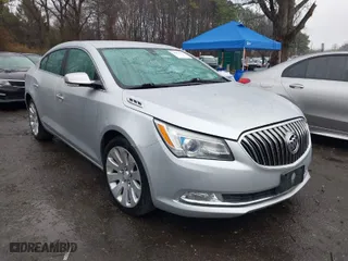 2014 Buick LaCrosse Premium I with VIN 1G4GE5G3XEF232506, listed as a IAAI auction lot 41963295 with 126,680 mi miles. Bid and sale history available at carsss.com. Image 1.