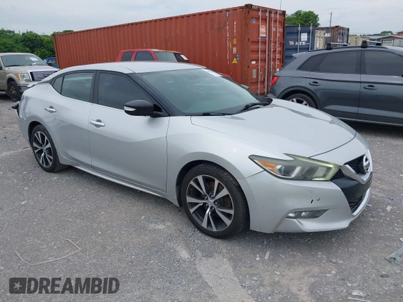 2016 Nissan Maxima SR with VIN 1N4AA6AP8GC407031, listed as a IAAI auction lot 42453395 with 204,155 mi miles and . Bid and sale history available at DreamBid. Image 1.
