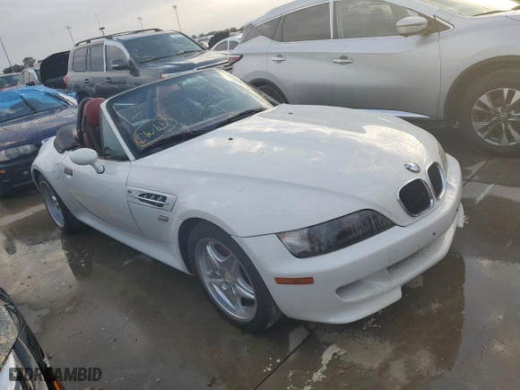 1999 BMW Z3 3.2L with VIN WBSCK933XXLC88227, listed as a Copart auction lot 74568394 with NaN miles and Salvage Title. Bid and sale history available at carsss.com. Image 4.