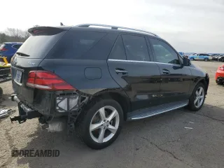 2016 Mercedes-Benz GLE 350 with VIN 4JGDA5HB7GA748357, listed as a Copart auction lot 43135525 with 94,383 mi miles and Salvage title. Bid and sale history available at DreamBid. Image 3.